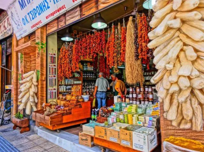 希腊雅典Varvakios中央市集，全球吃货的打卡地